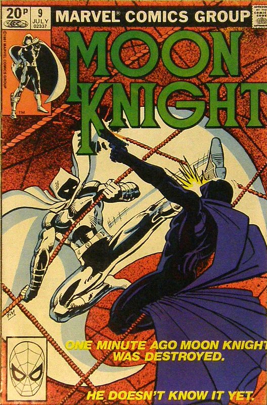 Cover of Moon Knight (Vol 1) #9. One of 250,000 Vintage American Comics on sale from Krypton!