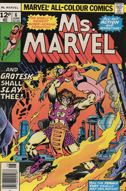 Cover of Ms Marvel (Vol 1) #6. One of 250,000 Vintage American Comics on sale from Krypton!