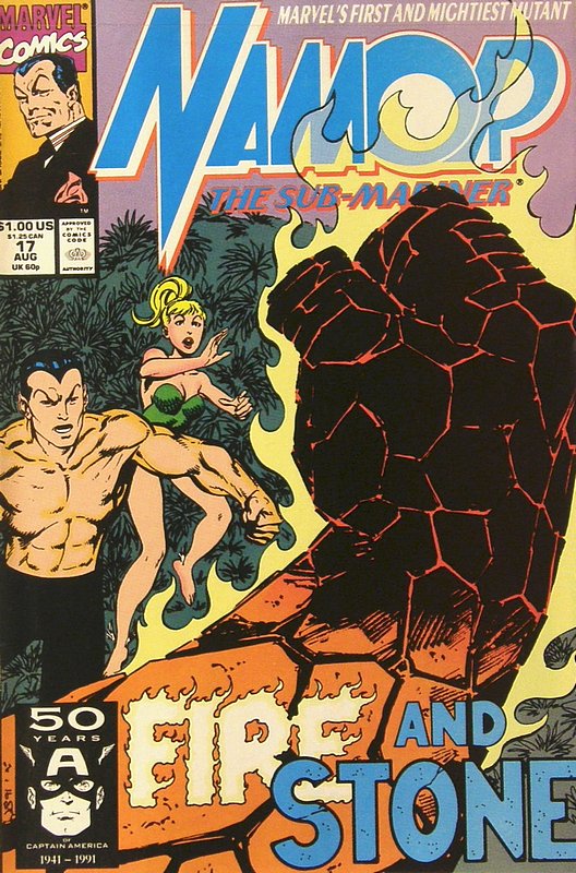 Cover of Namor (Vol 1) #17. One of 250,000 Vintage American Comics on sale from Krypton!