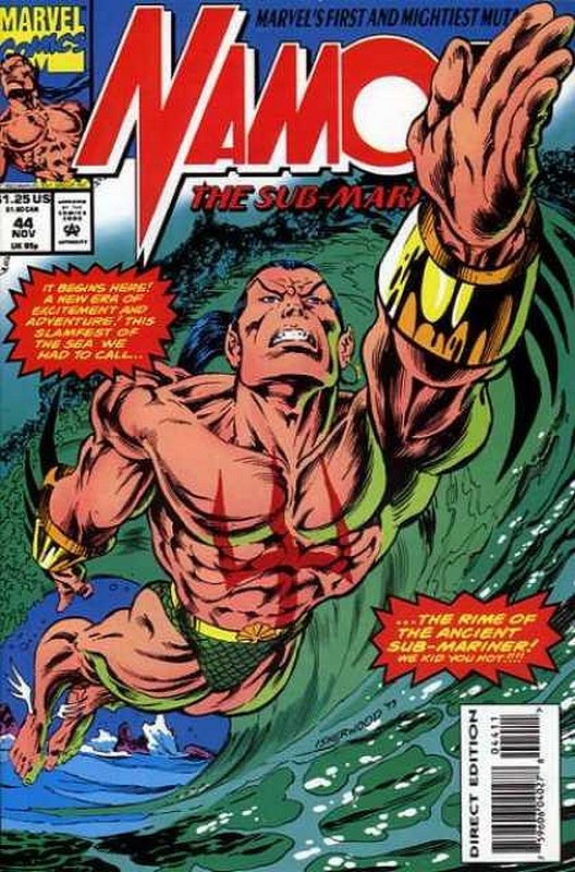 Cover of Namor (Vol 1) #44. One of 250,000 Vintage American Comics on sale from Krypton!