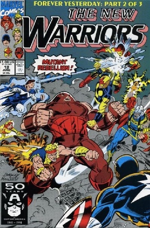 Cover of New Warriors (Vol 1) #12. One of 250,000 Vintage American Comics on sale from Krypton!