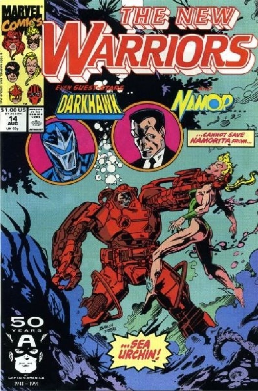 Cover of New Warriors (Vol 1) #14. One of 250,000 Vintage American Comics on sale from Krypton!