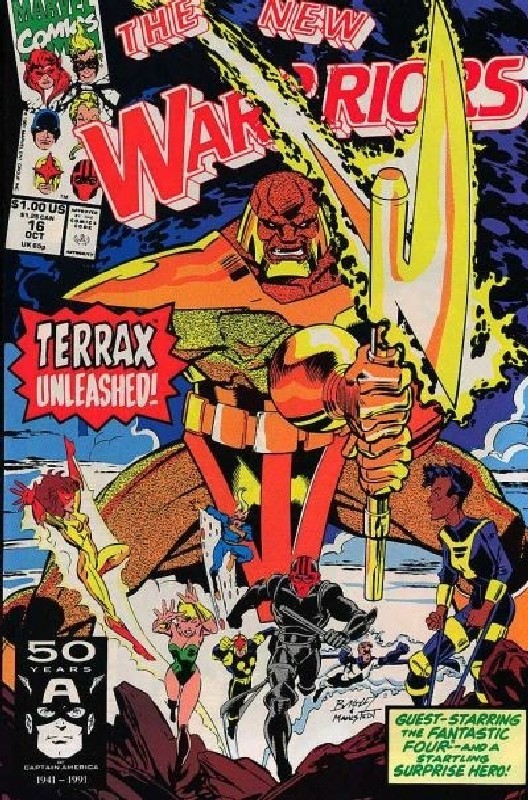 Cover of New Warriors (Vol 1) #16. One of 250,000 Vintage American Comics on sale from Krypton!