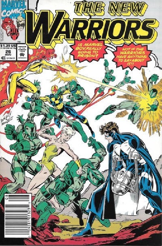Cover of New Warriors (Vol 1) #26. One of 250,000 Vintage American Comics on sale from Krypton!