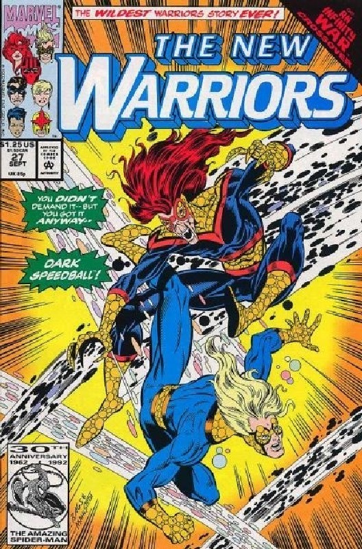 Cover of New Warriors (Vol 1) #27. One of 250,000 Vintage American Comics on sale from Krypton!