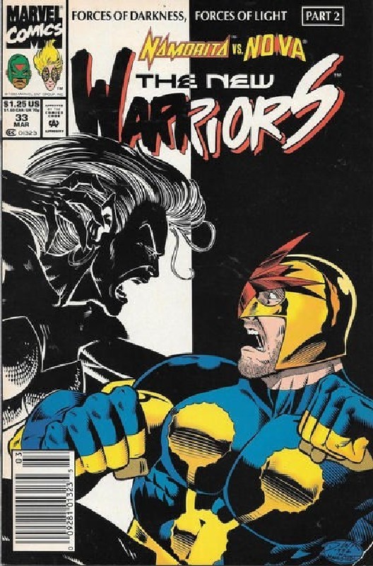 Cover of New Warriors (Vol 1) #33. One of 250,000 Vintage American Comics on sale from Krypton!