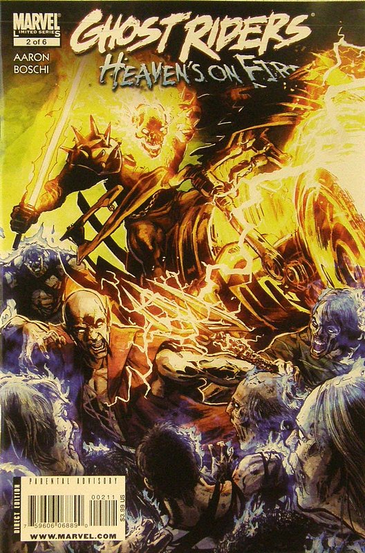 Cover of Ghost Riders: Heavens on Fire (2009 Ltd) #2. One of 250,000 Vintage American Comics on sale from Krypton!