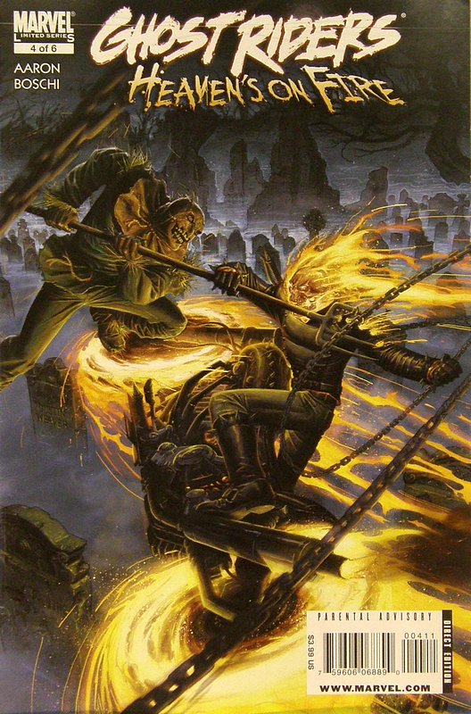 Cover of Ghost Riders: Heavens on Fire (2009 Ltd) #4. One of 250,000 Vintage American Comics on sale from Krypton!
