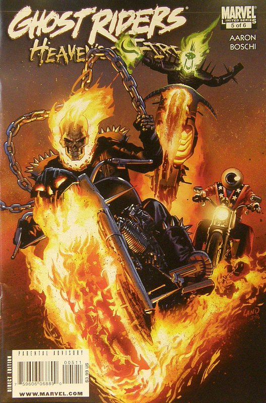 Cover of Ghost Riders: Heavens on Fire (2009 Ltd) #5. One of 250,000 Vintage American Comics on sale from Krypton!
