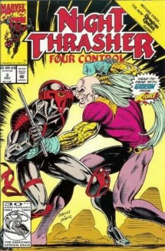 Cover of Night Thrasher Four Control #3. One of 250,000 Vintage American Comics on sale from Krypton!