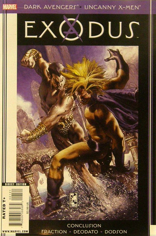 Cover of Dark Avengers/Uncanny X-Men: Exodus #1. One of 250,000 Vintage American Comics on sale from Krypton!