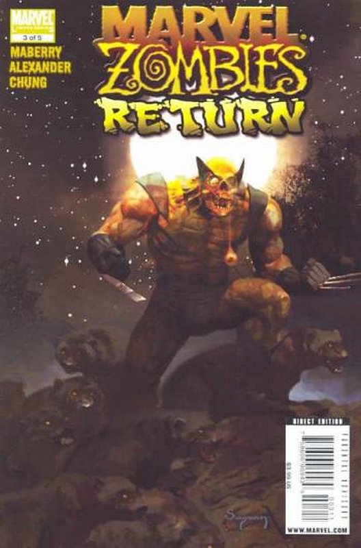 Cover of Marvel Zombies: Return (2009 Ltd) #3. One of 250,000 Vintage American Comics on sale from Krypton!