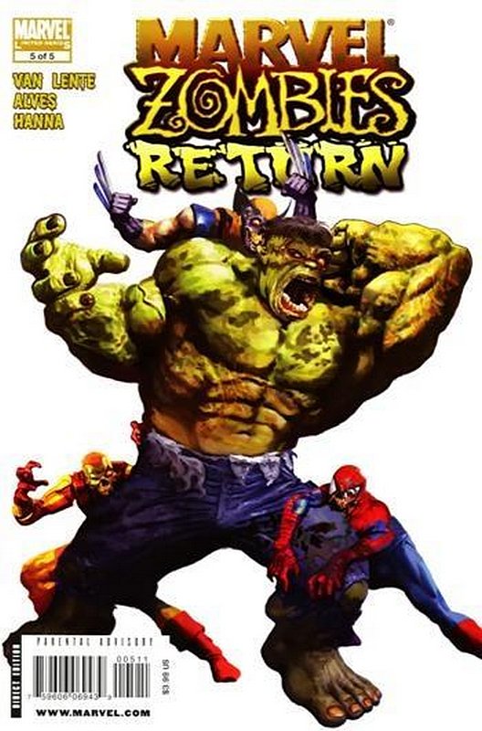 Cover of Marvel Zombies: Return (2009 Ltd) #5. One of 250,000 Vintage American Comics on sale from Krypton!