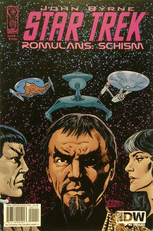 Cover of Star Trek: Romulans Schism (2009 Ltd) #1. One of 250,000 Vintage American Comics on sale from Krypton!