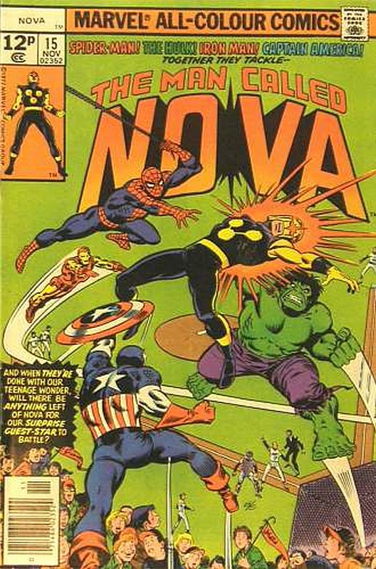 Cover of Nova (Vol 1) #15. One of 250,000 Vintage American Comics on sale from Krypton!