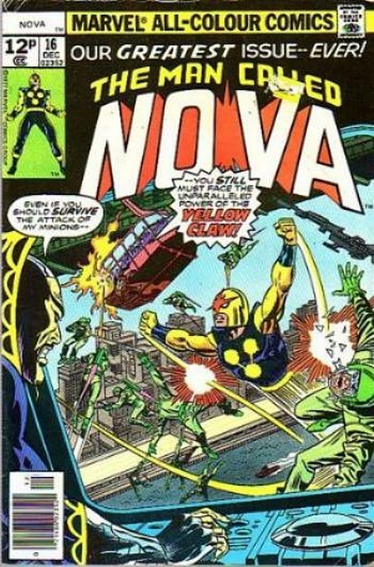 Cover of Nova (Vol 1) #16. One of 250,000 Vintage American Comics on sale from Krypton!