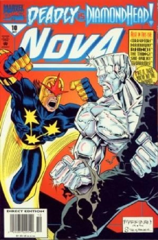 Cover of Nova (Vol 2) #10. One of 250,000 Vintage American Comics on sale from Krypton!