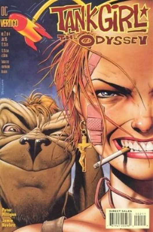 Cover of Tank Girl: The Odyssey #2. One of 250,000 Vintage American Comics on sale from Krypton!