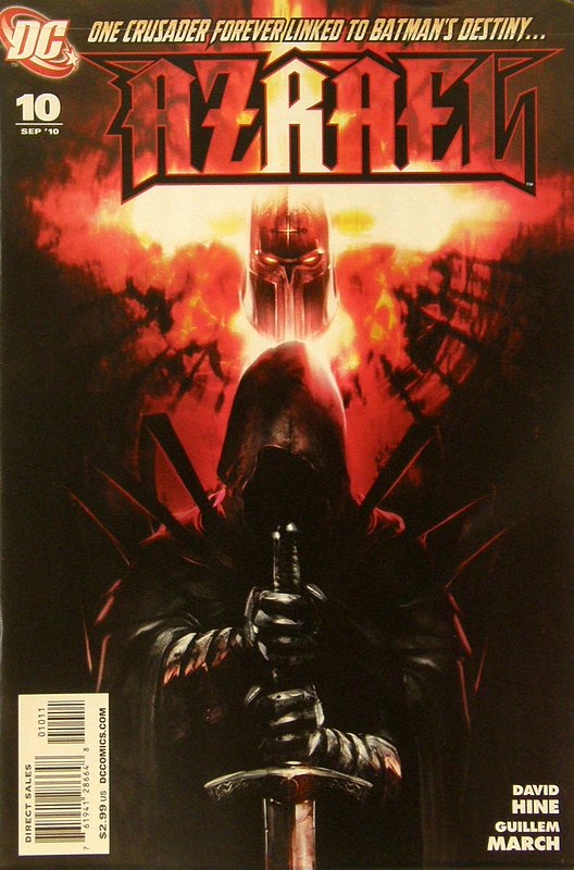 Cover of Azrael (Vol 2) #10. One of 250,000 Vintage American Comics on sale from Krypton!