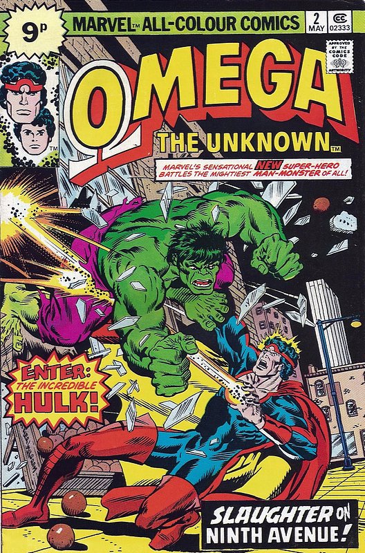 Cover of Omega The Unknown (Vol 1) #2. One of 250,000 Vintage American Comics on sale from Krypton!