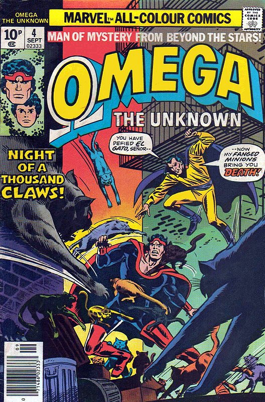 Cover of Omega The Unknown (Vol 1) #4. One of 250,000 Vintage American Comics on sale from Krypton!