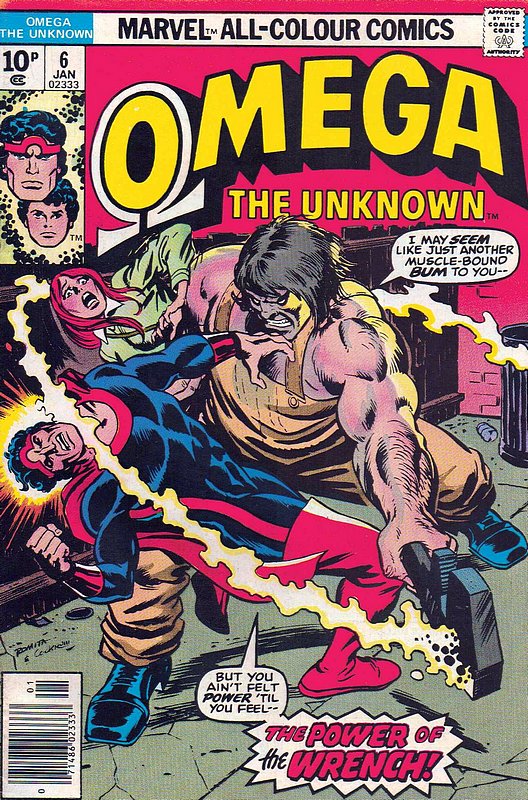 Cover of Omega The Unknown (Vol 1) #6. One of 250,000 Vintage American Comics on sale from Krypton!