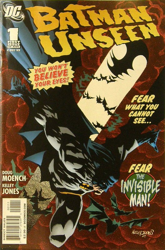 Cover of Batman: The Unseen (2009 Ltd) #1. One of 250,000 Vintage American Comics on sale from Krypton!