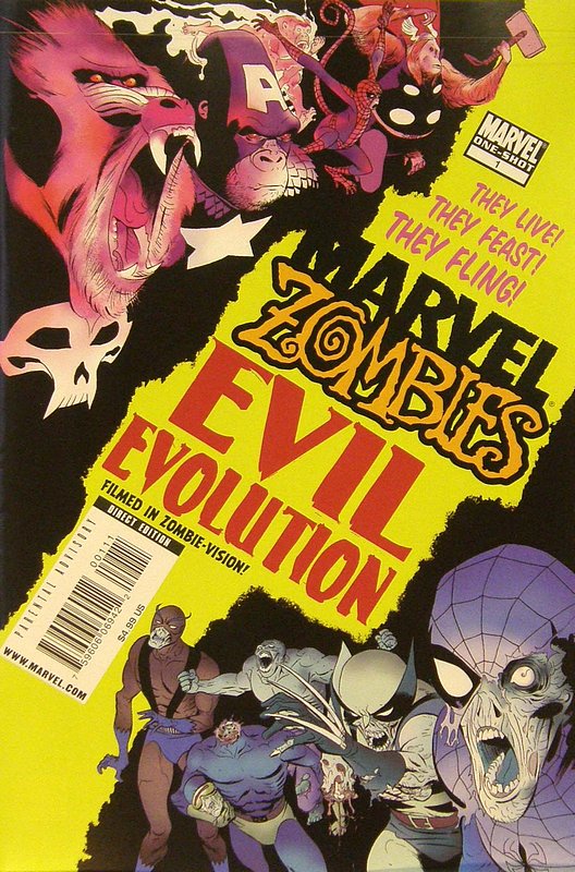 Cover of Marvel Zombies: Evil Evolution (2009 One Shot) #1. One of 250,000 Vintage American Comics on sale from Krypton!