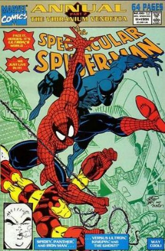 Cover of Spectacular Spider-Man Annual #11. One of 250,000 Vintage American Comics on sale from Krypton!