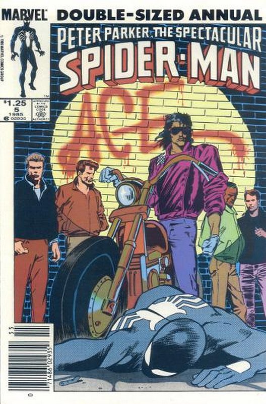 Cover of Spectacular Spider-Man Annual #5. One of 250,000 Vintage American Comics on sale from Krypton!