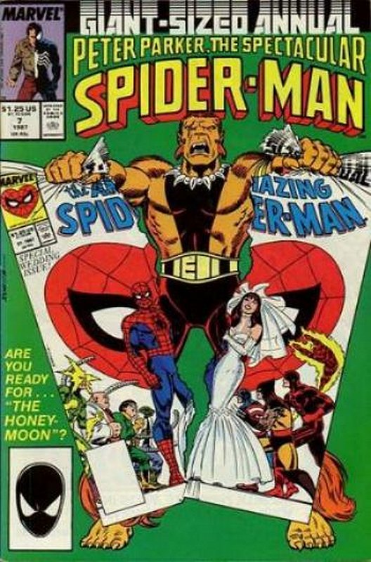 Cover of Spectacular Spider-Man Annual #7. One of 250,000 Vintage American Comics on sale from Krypton!