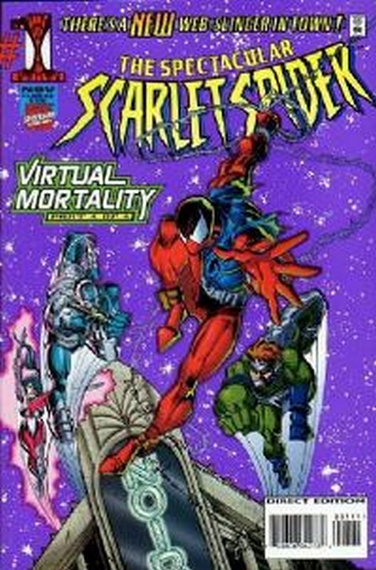 Cover of Spectacular Scarlet Spider (1995 Ltd) #1. One of 250,000 Vintage American Comics on sale from Krypton!