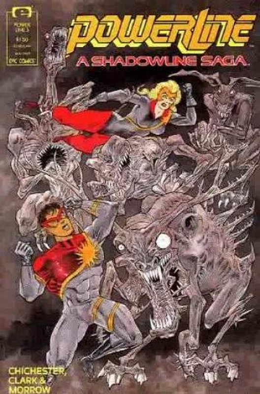 Cover of Powerline: Shadow Line Saga (Vol 1) #5. One of 250,000 Vintage American Comics on sale from Krypton!