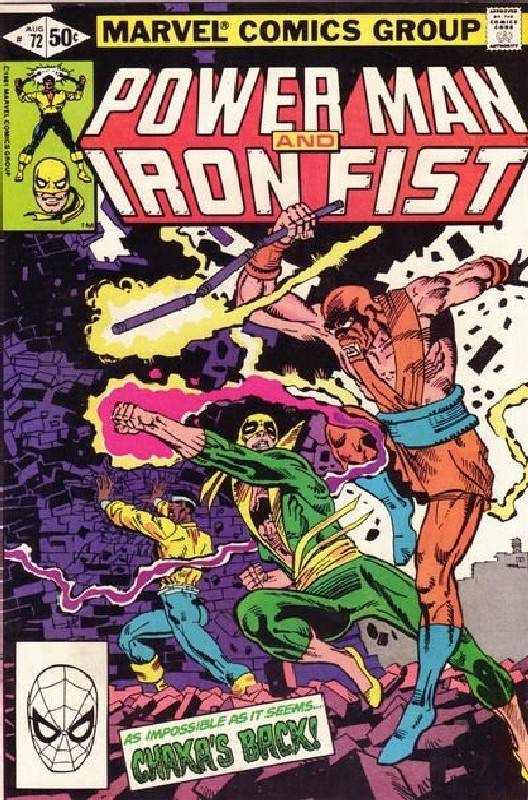 Cover of Powerman & Iron Fist (Vol 1) #72. One of 250,000 Vintage American Comics on sale from Krypton!