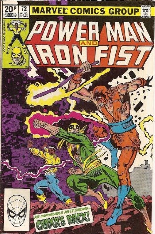 Cover of Powerman & Iron Fist (Vol 1) #72. One of 250,000 Vintage American Comics on sale from Krypton!