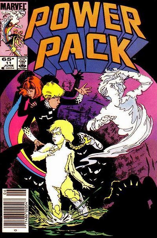 Cover of Power Pack (Vol 1) #11. One of 250,000 Vintage American Comics on sale from Krypton!