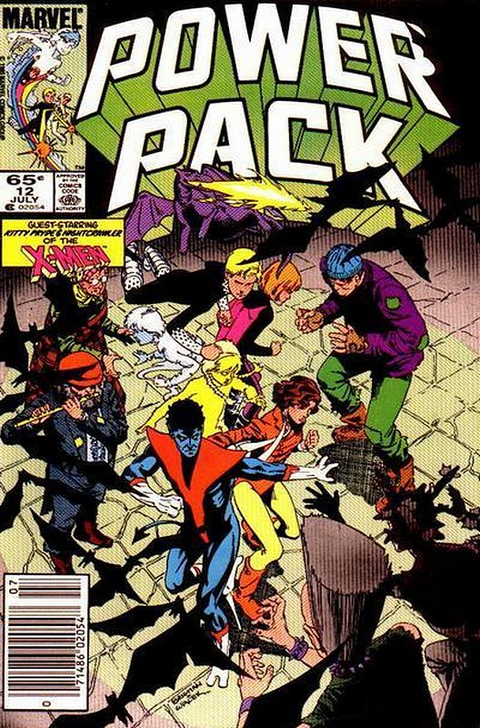 Cover of Power Pack (Vol 1) #12. One of 250,000 Vintage American Comics on sale from Krypton!
