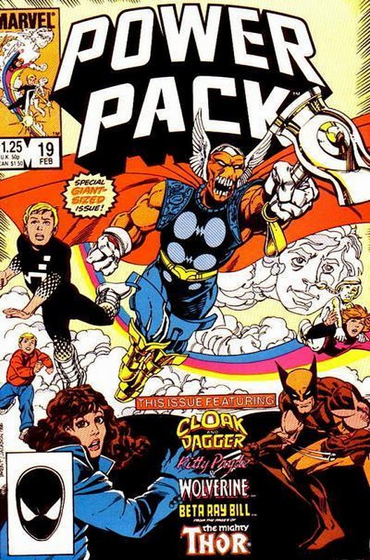 Cover of Power Pack (Vol 1) #19. One of 250,000 Vintage American Comics on sale from Krypton!