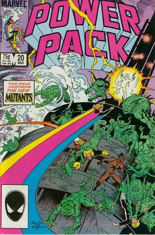 Cover of Power Pack (Vol 1) #20. One of 250,000 Vintage American Comics on sale from Krypton!