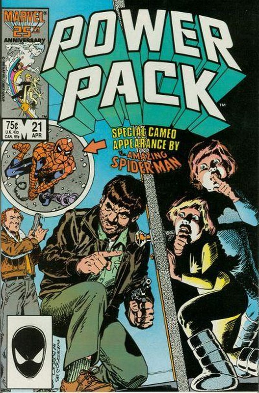 Cover of Power Pack (Vol 1) #21. One of 250,000 Vintage American Comics on sale from Krypton!