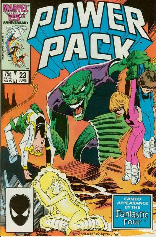 Cover of Power Pack (Vol 1) #23. One of 250,000 Vintage American Comics on sale from Krypton!