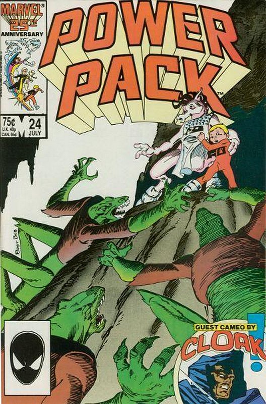 Cover of Power Pack (Vol 1) #24. One of 250,000 Vintage American Comics on sale from Krypton!