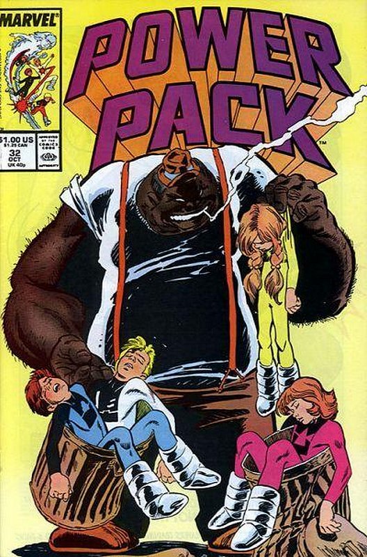 Cover of Power Pack (Vol 1) #32. One of 250,000 Vintage American Comics on sale from Krypton!