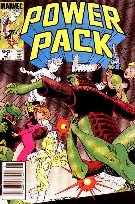 Cover of Power Pack (Vol 1) #4. One of 250,000 Vintage American Comics on sale from Krypton!