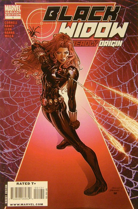 Cover of Black Widow: Deadly Origin (2009 Ltd) #1. One of 250,000 Vintage American Comics on sale from Krypton!