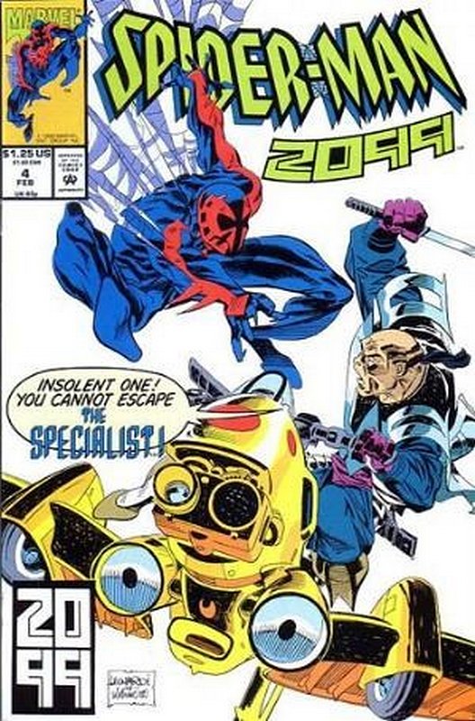 Cover of Spider-Man 2099 (Vol 1) #4. One of 250,000 Vintage American Comics on sale from Krypton!