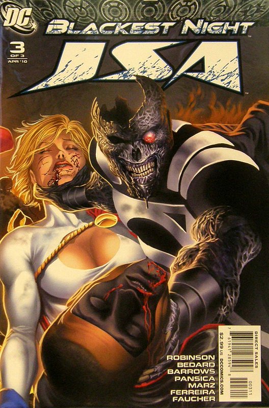 Cover of Blackest Night: JSA (2009 Ltd) #3. One of 250,000 Vintage American Comics on sale from Krypton!