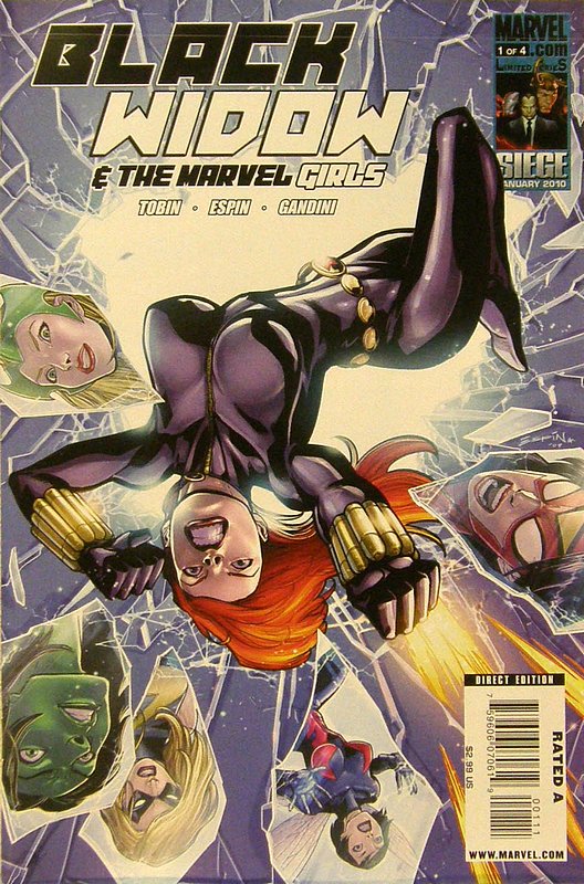 Cover of Black Widow & The Marvel Girls (2009 Ltd) #1. One of 250,000 Vintage American Comics on sale from Krypton!