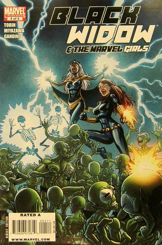 Cover of Black Widow & The Marvel Girls (2009 Ltd) #4. One of 250,000 Vintage American Comics on sale from Krypton!