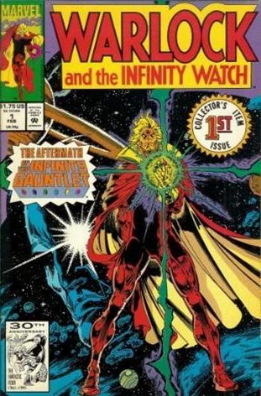 Cover of Warlock (Vol 2) and the Inifinity Watch #1. One of 250,000 Vintage American Comics on sale from Krypton!